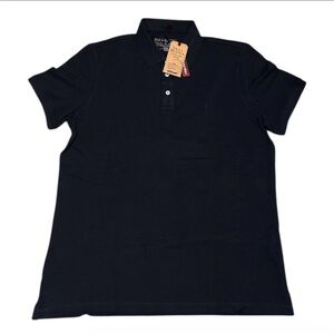 Duca Blanca Men’s Classic Pique Fabric Polo Collar Shirt  XXL Navy